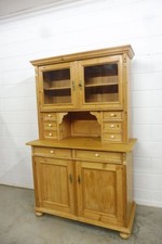 Buffetschrank Küchenschrank Vitrine Schrank aus Weichholz Gründerzeit