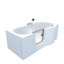 AcquaVapore Seniorenwanne mit Tür S12-L-ALL Badewanne 170x85cm