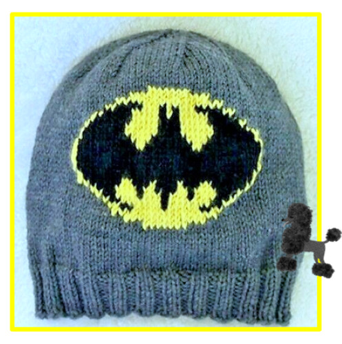 Strickanleitung batman mütze - strickanleitung,
