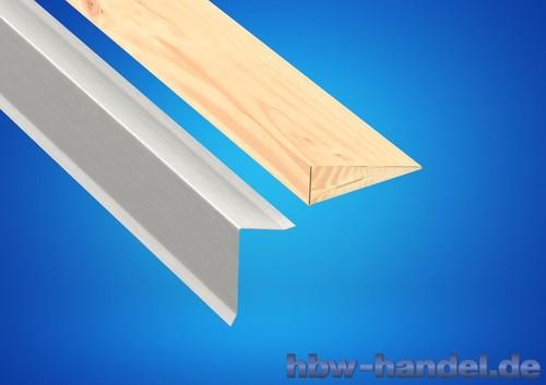 Dachrandblech aluminium natur - aluminium,