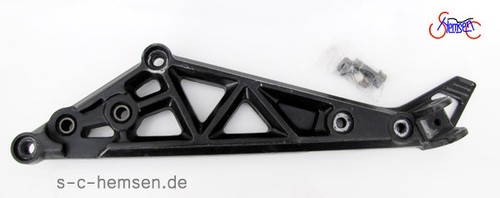 Fussrastenhalteplatte links