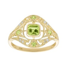 10k Gelbgold Vintage Stil