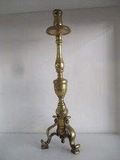 Kerzenständer sehr alt Bronze / Messing ca. 1,14 kg Kerzenhalter ca. 37 cm