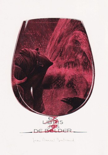 Exlibris jean marcel bertrand - marcel,