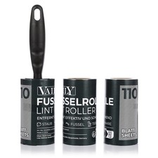 Vaily Fusselrolle Fusselentferner Set - 3 XXL Rollen á 110 Blatt 18 x 10 cm