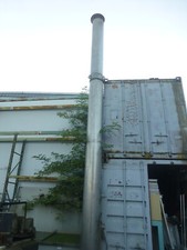 Schornstein MEGA doppelwandig 400 mm ca. 9 m hoch VA nichtrostend isoliert TOP