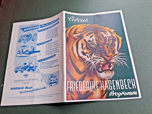 1958 programm circus - 1958,
