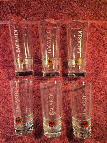 Konvolut bacardi gläser - konvolut, 6