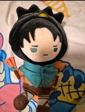 Attack on Titan Sanrio Levi Ackerman Maskottchen Plüsch Schlüsselanhänger & A...