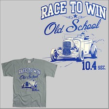  Old School T-Shirt Hot Rod