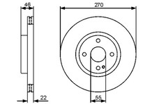 2x BOSCH Bremsscheibe 0 986 479 472 für MAZDA NB MX 2 16V NB6C NB8C
