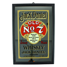 Jack Daniel Spiegel Whiskey 22x32 Werbung Barspiegel Deko Old No 7 Vintage Retro