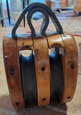 Schiffsblock Doppelrolle Umlenkrolke