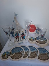 Gläserset  Traditionssortiment Rostocker Lehment, Salz Pfefferstreuer Bierdeckel