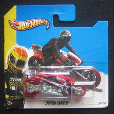 Hot Wheels Motorrad HW Stunt 2013 Canyon Carver Rot OVP Sammlungsauflösung 