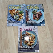 3 Stück Lust auf Genuss Zeitschriften