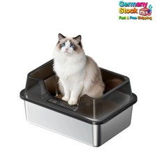 Edelstahl Katzenklo XXL