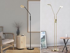 Schmale Designklassiker Stehleuchten zum Dimmen - Bodenleuchten Innen fürs Büro