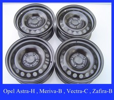 4 Stahlfelgen Opel Astra-H , Meriva-B , Vectra-C , Zafira-B  6,5Jx15 ET35  9245