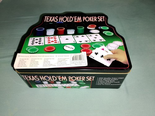 Poker set spiel chips karten - set,