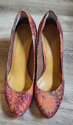 Pumps orange bunt - pumps, /bunt,