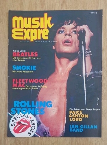 Musik express 1977 rolling - express,