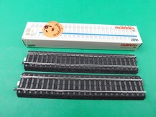 C22 Märklin H0 2091 Alpha Gleis 2er Set Übergangsgleis auf M-Gleis 180mm OVP TOP