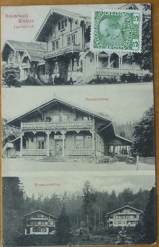 Kaiserwald glatzen schloß - ak,