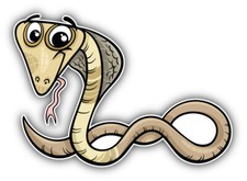 Car Sticker Cobra Snake