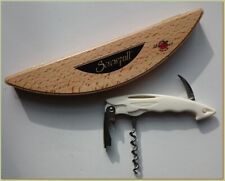 Screwpull SHARK - weiß - Holzkiste - Korkenzieher/Kellnermesser - unbenütz i. GP