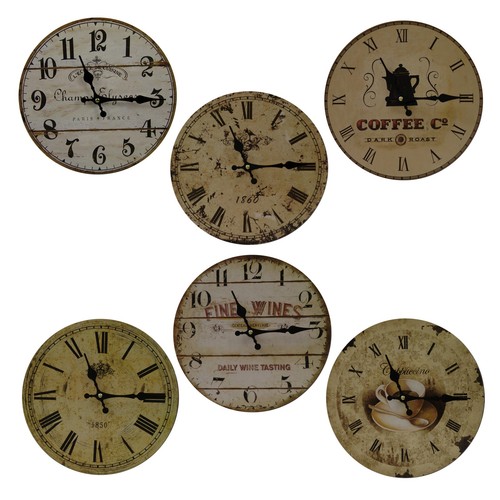 Wanduhr retro vintage design - wanduhr,