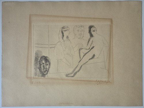 Pablo picasso radierung - radierung, 1927