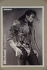 Michael Jackson - German Bravo card + Mario Götze (Borussia Dortmund)