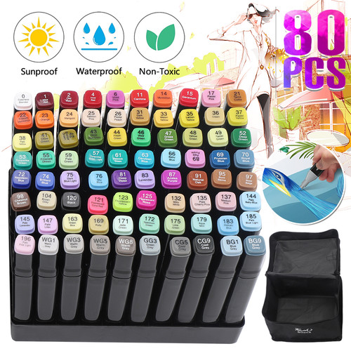 80marker set graffiti pens - 80marker,