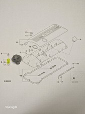 Original BMW 5er E39 Hutmutter M6 Zylinderkopfhaube M52TU M54 Motoren 
