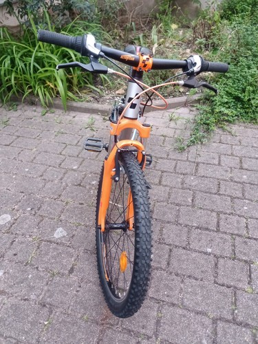 Orange graues kinder