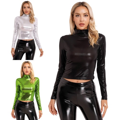 Damen metallic shirts slim fit - shirts,