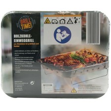 Holzkohle Einweggrill 1 x 1