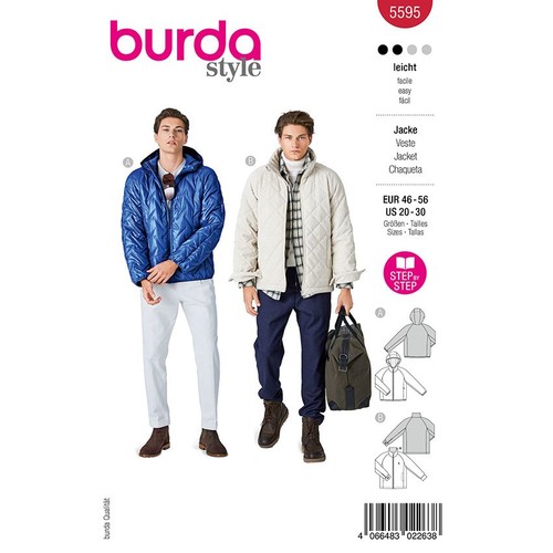 Jacken burda 5595 - burda,