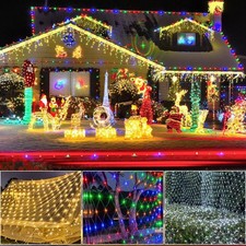 LED Lichternetz Lichtervorhang