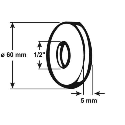 Hahnrosette messing chrom - hahnrosette,