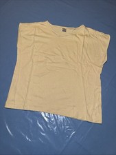 Damen Shirt Ärmellos Beige