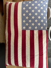 Sitzkissen XXL aus echten schweren US-Flaggen (Vintage)