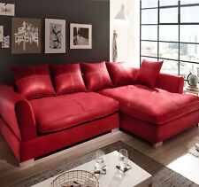 Design Couchgarnitur Rot Big