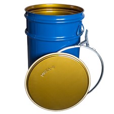 60 Liter Blechfass Stahlfass Ölfass Metallfass Deckelfass Hobbock Fass