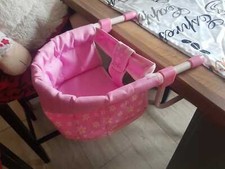 HELLO KITTY✿PUPPEN-TISCH-SITZ✿ROSA✿ZUM EINHÄNGEN AM TISCH✿DINETTE