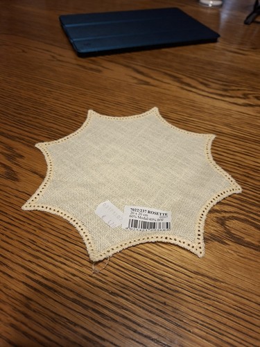 Stickband leinen farbe - -,