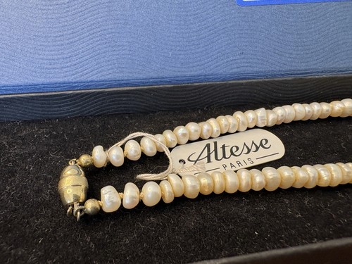 Vintage perlenkette 585 - vintage,