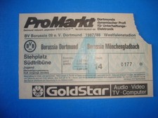 87/88 Ticket BVB Dortmund Bor