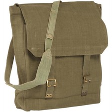 Brit. Armee Tragetasche M37 Large Pack Vintage Haversack Kampftasche Brotbeutel
